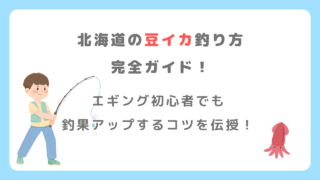 北海道の豆イカ釣り方完全ガイド！